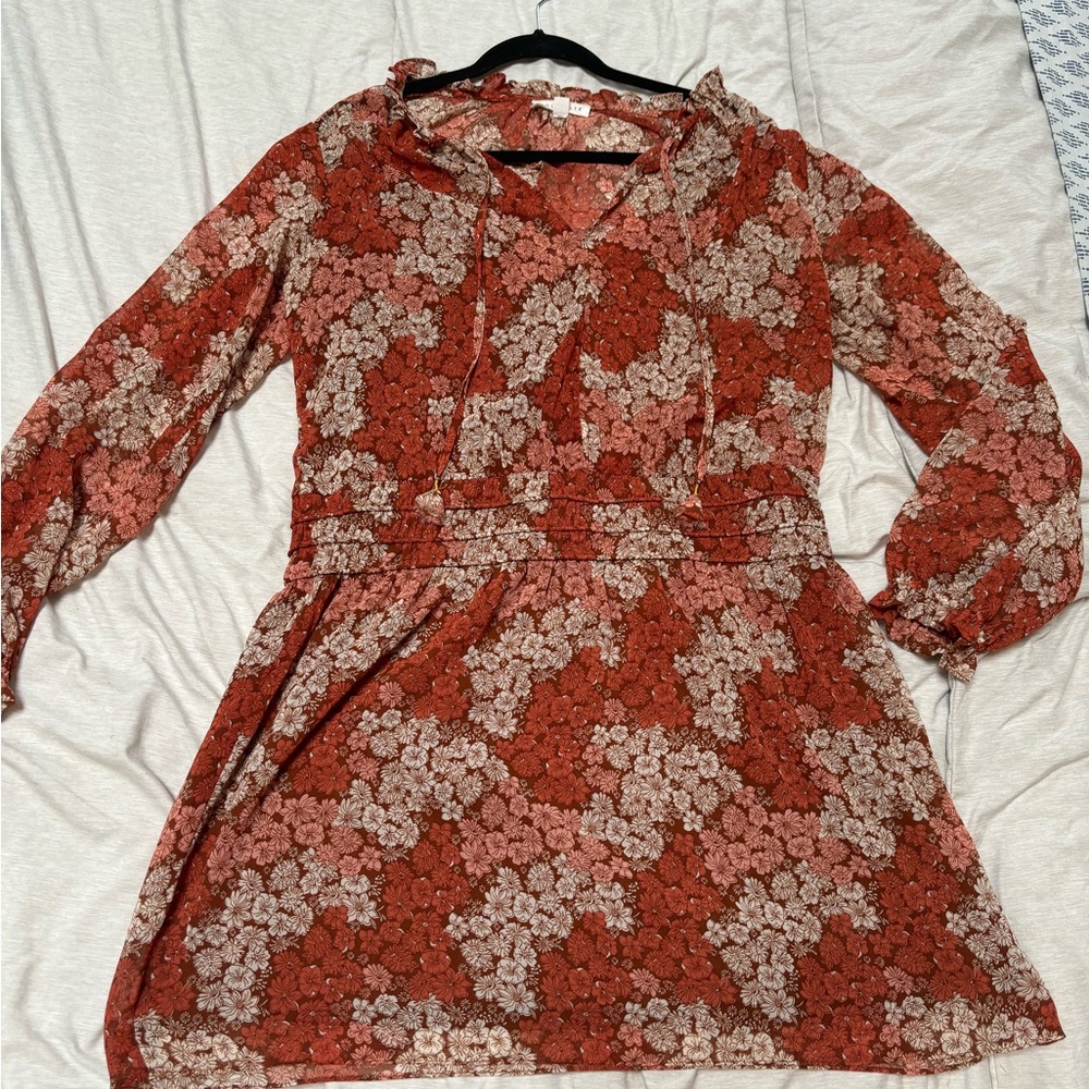 Socialite Long Sleeve Floral Dress